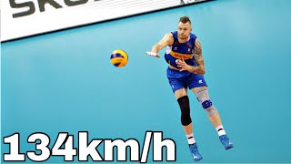 The Most Powerful Volleyball Serves  Volleyball Nations League 2018 HD [upl. by Ssidnak]