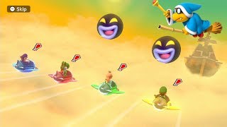 Mario Party 10 Haunted Trail Master Difficult 490 MARIO CRAZY [upl. by Nirhtak]