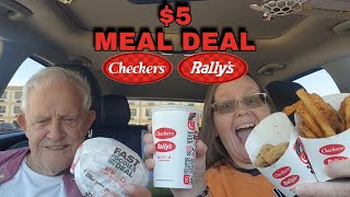 Rallys  Checkers 5 Meal Deal Review foodreview fastfood fastfoodreview honestfoodreviews [upl. by Sosanna]