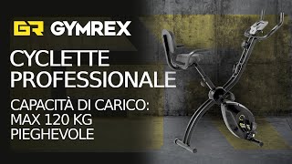 Cyclette professionale Gymrex GRMG35  Presentazione del prodotto [upl. by Kraus]