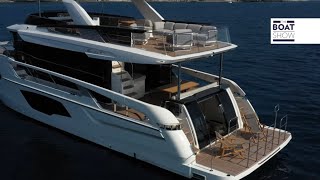 ABSOLUTE NAVETTA 64  Motor Yacht Review  The Boat Show [upl. by Royd]