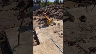 Asbuilt boundary slab after pouring concrete shorts construction [upl. by Settle]