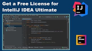 Get a Free License for IntelliJ IDEA Ultimate and all JetBrains Products for Students and Teachers [upl. by Schaffer]