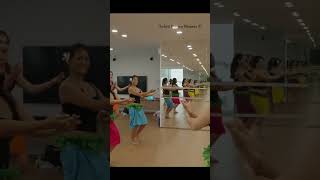 Polynesian Dance Ori TahitiTahitian Dance Workout FitnessTutorial Basic Step Cardio タヒチアンダンス [upl. by Winograd498]