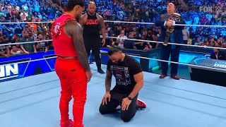 Roman Reigns and Solo Sikoa confronts The Usos 33  WWE SmackDown 772023 [upl. by Octavia]