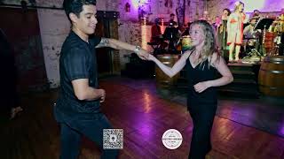 John and his Student  Latin Dancing to Son Dulce Live Band [upl. by Norrej]