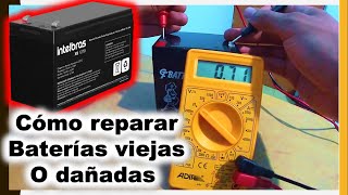 Batería dañada  ¿CÓMO REPARAR UNA BATERÍA QUE YA NO CARGA  revivir batería  arreglar batería [upl. by Averat]