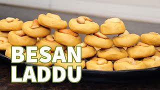 Besan Ladoo Recipe [upl. by Brose]