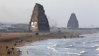 documentaire over de vreugdevuren in Scheveningen en Duindorp bonfire netherlands [upl. by Streeto]