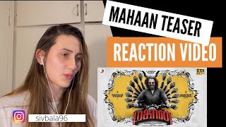 Mahaan  Official Tamil Trailer REACTION  Vikram Dhruv Simha Simran [upl. by Mok]