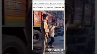 me after getting my driving licence trending viralvideo whatsappstatus shortvideo attitude [upl. by Eohce]