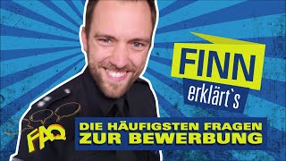 Finn erklärts  FAQ rund um das Thema Bewerbung [upl. by Adnowat]