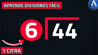 🔴 DIVISIÓN DE UNA CIFRA  DIVISIONES de UNA CIFRA Super fácil [upl. by Novyak]