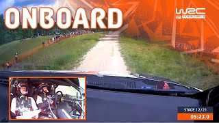 FULL ONBOARD  SS12 RovanperäHalttunen  WRC Rally Estonia 2023 [upl. by Corenda]