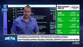 Trading amp Investing Options Ex Manipulation Day Trades Swing Trades Stocks Crypto gold and More [upl. by Mihar]