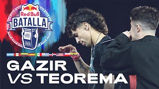 GAZIR vs TEOREMA  Octavos  Red Bull Batalla Internacional 2022 [upl. by Ytsirhk]