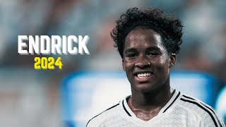 Endrick 2024 • The NEXT PELE • Unbelievable Dribbling Skills amp Goals  HD [upl. by Anilam]