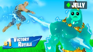 TROLLING JELLY With LIGHTNING In FORTNITE New Season [upl. by Aelanej]