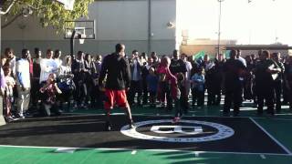 Brandon Jennings at Rowley Park [upl. by Tiloine]