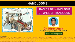 HANDLOOMS Basics of Handloom amp Types of Handloom [upl. by Chaffee]