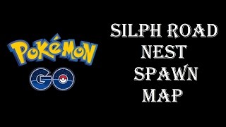 Pokemon Go Nest Spawn Map  The Silph Road  How To Use  Locations Tracker Atlas Coordinates [upl. by Viki45]