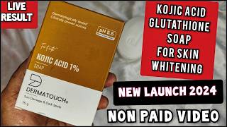 Dermatouch Kojic Acid Soap  Skin Whitening Soap  Kozicare Skin Whitening Soap  sale fairness [upl. by Noemad]