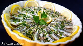 BOQUERONES AL HORNO Saludables y deliciosos‼️ [upl. by Llehcar]