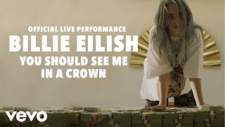 Billie Eilish  you should see me in a crown Official Live Performance  Vevo LIFT [upl. by Elocin]