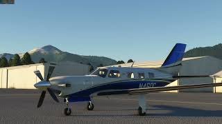 MSFS 2020 Piper M500 Engine Shutdown Exterior [upl. by Wilona]