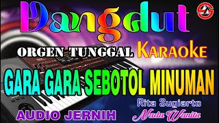 Gara Gara Sebotol Minuman  Karaoke Nada Wanita Revina Alvira  Dangdut Orgen Tunggal [upl. by Adiazteb]