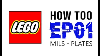 LEGO® How Too  EP01  MILS Plates  MarkBuildsBRIX [upl. by Engamrahc]