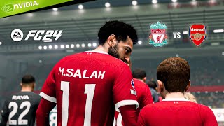 Liverpool vs Arsenal  EA FC 24 PC Gameplay  Premier League 202324 [upl. by Iek]