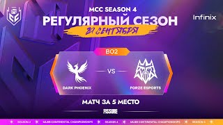 VOD MCC S4  29 сентября  Dark Phoenix vs Forze [upl. by Monney234]