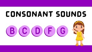 Consonant Sounds in English  Two Examples for Each Sound [upl. by Yvad]