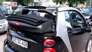 Hambach 2007  smart fortwo 451 cabrio electric roof [upl. by Llertnahs]