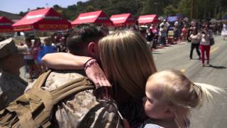 Best Military Homecoming Video EVER WARNING This video WILL make you cry [upl. by Akinit]