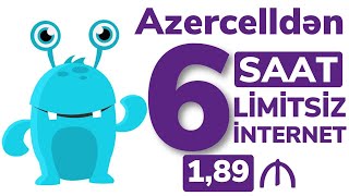 6 saatliq limitsiz internet paketi Azercell ozunet [upl. by Verena]