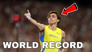 Epic‼️ Armand Duplantis Sets New world record in pole vault at the 2024 silesia diamond meet 626 [upl. by Toby]