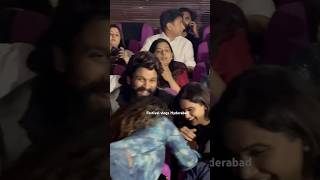 Allu Arjun Sneha Reddy Grand Entry at Sandhya Theatre  Allu Arjun Watching Pushpa 2 in Theatre [upl. by Estas]