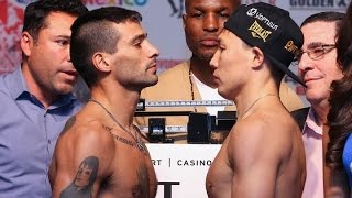 MATTHYSSE VS PROVODNIKOV WEIGH IN RESULTS 41715 RUSLAN BY KO CANDLES LIT PRAYERS SENT [upl. by Rape]