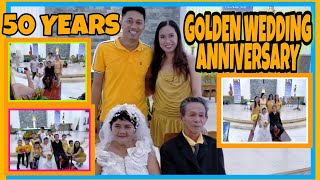 50 YEARS GOLDEN WEDDING ANNIVERSARY TO MY FATHER AND MOTHER IN LAWNANING KAMOT [upl. by Edan901]