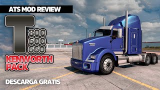 ATSmod  KENWORTH PACK T800  T600  T660  ModReview Free [upl. by Beichner668]