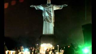 Projeção Mapeada Cristo Redentor [upl. by Disraeli899]