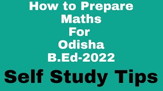 How to Prepare Mathematics for BEd Exam 2023Math For BEd Science Entrance 2023bedentrance2023 [upl. by Arvo978]