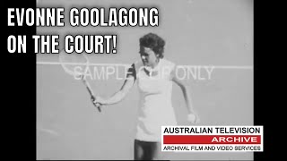 Timeless Tennis Historic Archive Footage of Evonne Goolagong on the Court [upl. by Ysor]