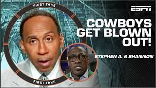 Stephen A Smith calls the Dallas Cowboys an ‘ATROCITY’ 🤠  First Take [upl. by Earahc]