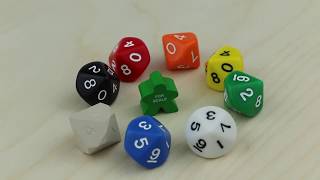 D10 Dice  Board Game Pieces from The Game Crafter [upl. by Nayr]