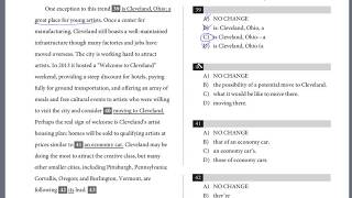 PSAT Test 2 Section 2 3944 [upl. by Fredelia]