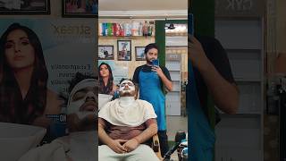 face bleach Male shots shortsviral viralvideo video viralshots thebeautyexpertsalonandacademy [upl. by Melitta]