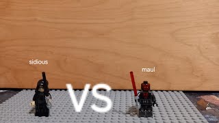 sidious vs maul with music [upl. by Euqinemod31]